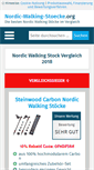 Mobile Screenshot of nordic-walking-stoecke.org