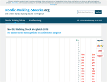 Tablet Screenshot of nordic-walking-stoecke.org